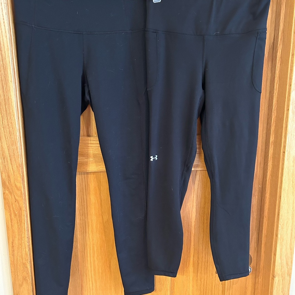 Bundle of Two Black Under Armour Women’s Leggings